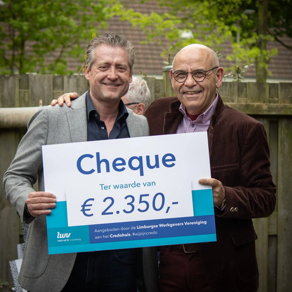 LWV cheque tbv Credohuis